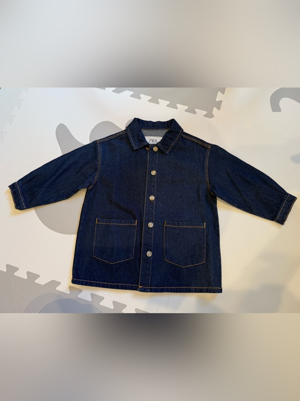 Zara Kids Dark Denim Jacket - Navy Blue New